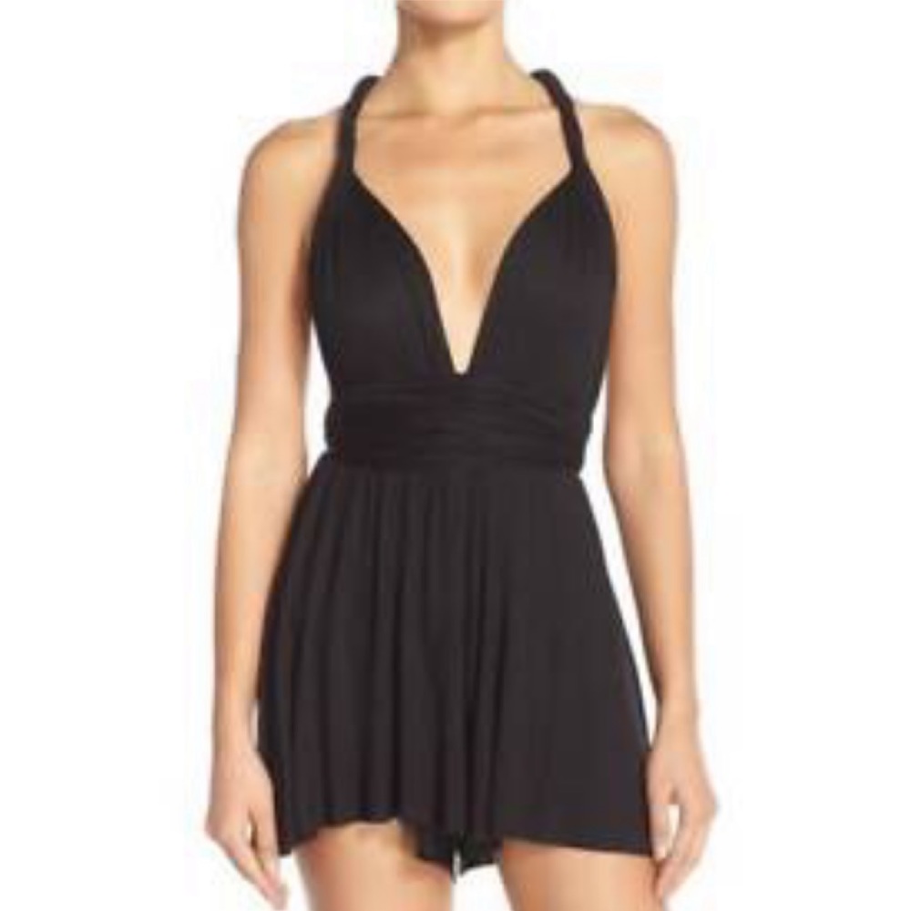Elan Romper With Multiple Ways To Tie Stretchy New - image 2